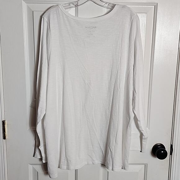 Torrid Bright White Supersoft Slub Scoop Neck Henley Tee. NWT, 3X - Picture 7 of 8